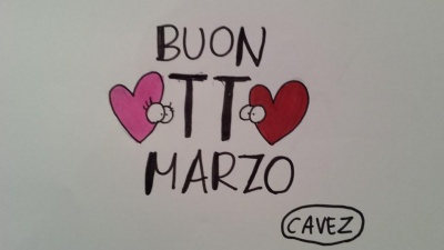 8 marzo: disegno di Cavezzali